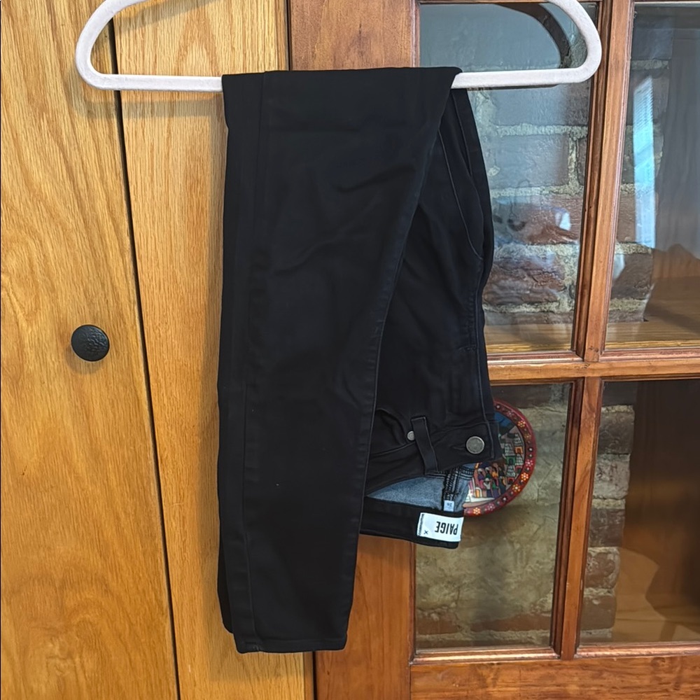 PAIGE Black Skinny Jeans Modern Fit